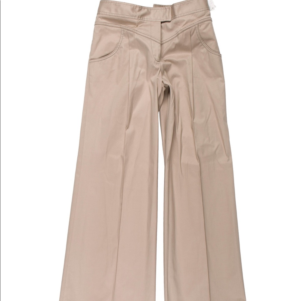 NWT Stella McCartney mid-rise wide-leg pants